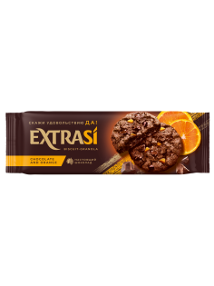 Печенье-гранола Extrasi шоколад с апельсином, 150г