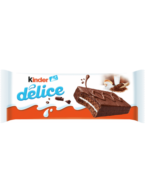 Пирожное Kinder Delice бисквитное с молочной начинкой, 39г