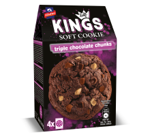 Печенье Allatini Kings Soft Cookie с кусочками шоколада, 160г
