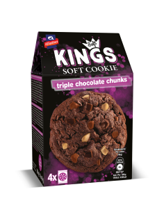 Печенье Allatini Kings Soft Cookie с кусочками шоколада, 160г