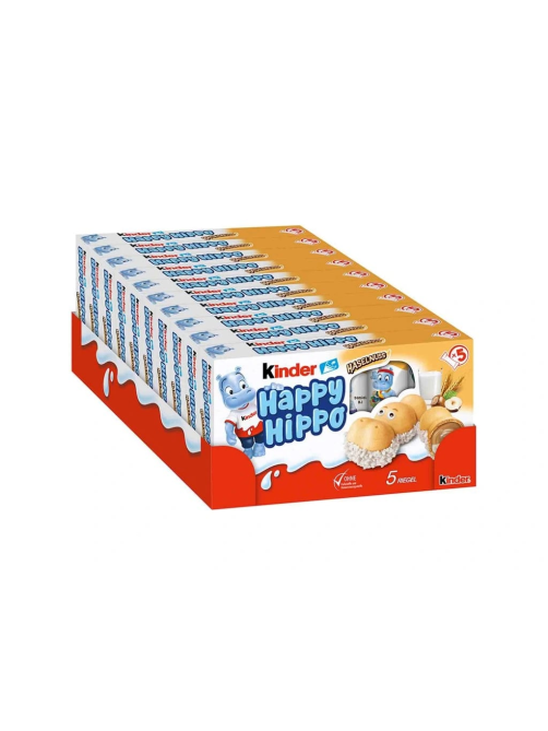 Вафли Kinder Happy Hippo с лесным орехом, 103.5г
