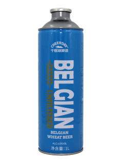 Пивной напиток Cheerday Belgian wheat beer Эль светлый, 1л