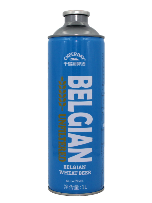 Пивной напиток Cheerday Belgian wheat beer Эль светлый, 1л