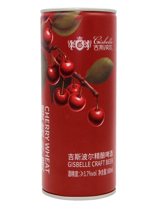 Пиво Gisbelle Craft Вишневое пшеничное, 0.88л