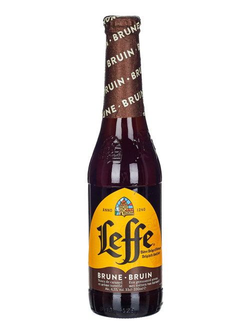 Пиво Leffe Brune Эль темное, 0.33л