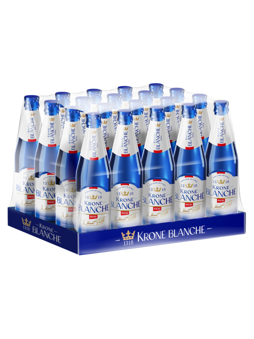 Пивной напиток Krone Blanche Biere стекло, 0.45л