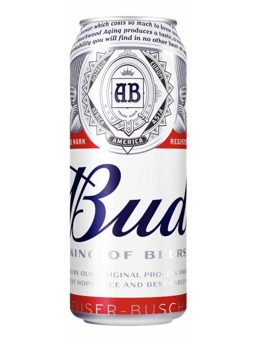 Пиво Bud светлое, 0.45л