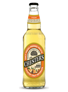 Пивной напиток Chester's с персиком и абрикосом, 0.45л