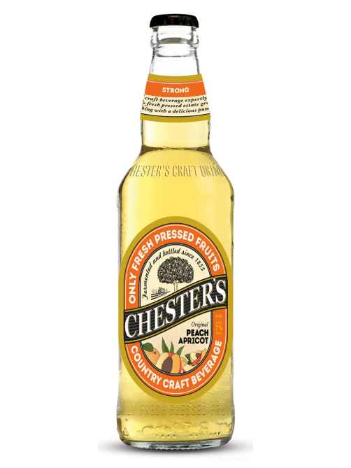 Пивной напиток Chester's с персиком и абрикосом, 0.45л