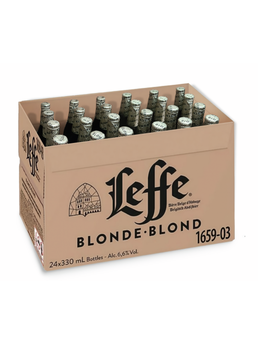 Пиво Leffe Blonde Эль светлое, 0.33л