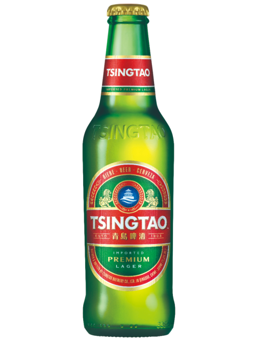 Пиво Tsingtao премиум лагер, 0.33л
