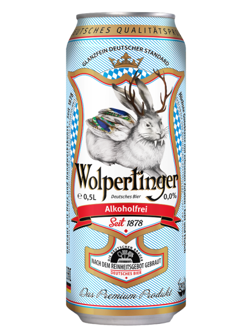 Пиво Wolpertinger безалкогольное, 0.5л