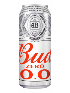 Пиво Bud безалкогольное, 0.45л