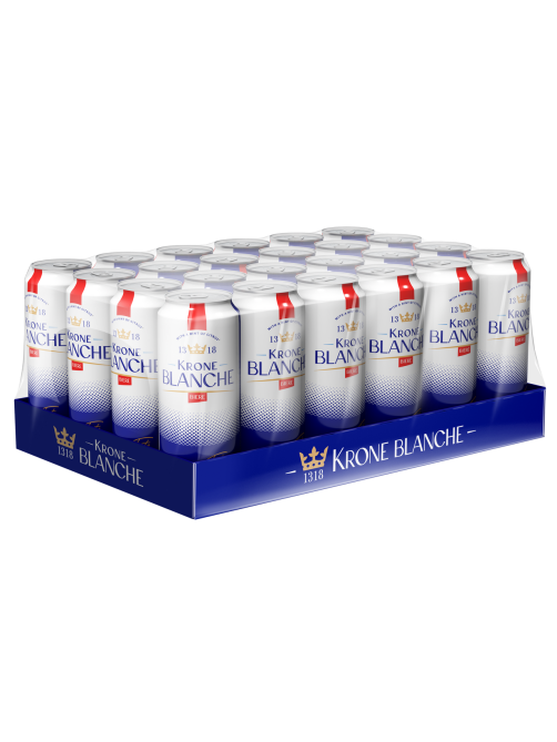 Пивной напиток Krone Blanche Biere ж/б, 0.45л
