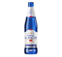 Пивной напиток Krone Blanche Biere безалкогольный, 0.45л