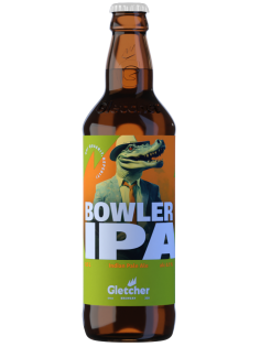 Пиво Gletcher Bowler IPA Эль светлое, 0.5л