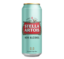 Пиво Stella Artois светлое безалкогольное, 0.45л