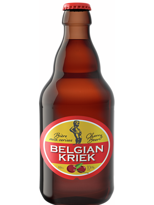 Пивной напиток Belgian Kriek с ароматом вишни, 0.33л