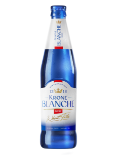 Пивной напиток Krone Blanche Biere стекло, 0.45л