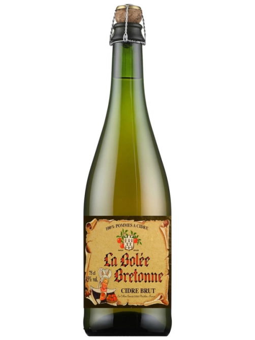 Сидр La Bolee Bretonne Яблочный брют, 0.75л