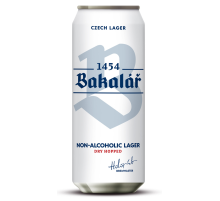 Пиво Bakalar светлое безалкогольное, 0.5л