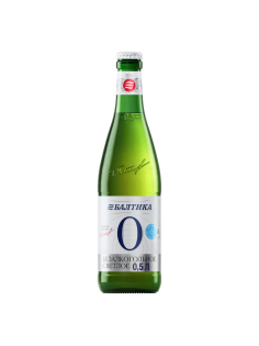 Пиво Балтика №0 безалкогольное, 0.5л