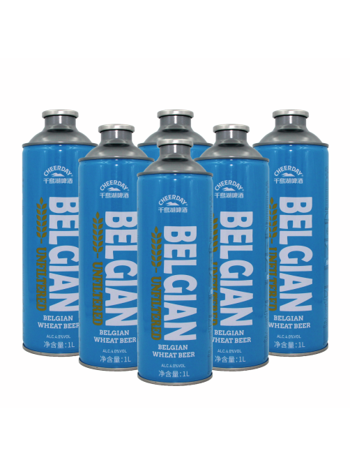 Пивной напиток Cheerday Belgian wheat beer Эль светлый, 1л
