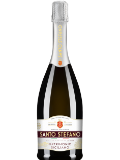 Сидр Santo Stefano Сицилийская свадьба газированный белый полусладкий, 0.75л