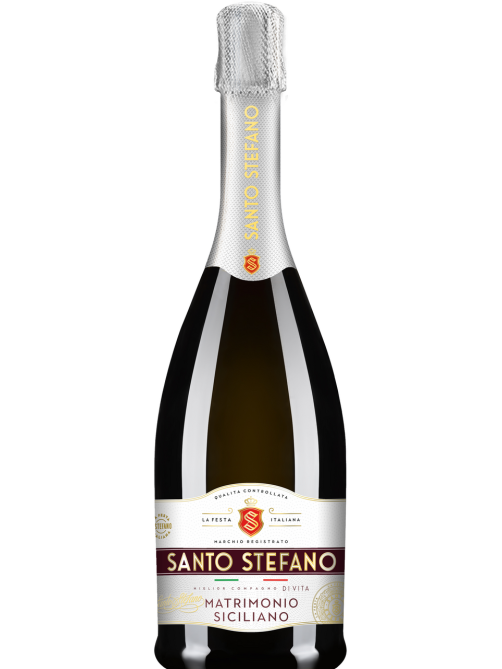 Сидр Santo Stefano Сицилийская свадьба газированный белый полусладкий, 0.75л