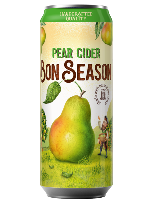 Сидр Bon Season Грушевый сладкий, 0.43л