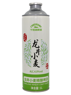 Пивной напиток Cheerday Longjing Эль светлое, 1л