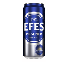 Пиво Efes Pilsner светлое, 0.45л