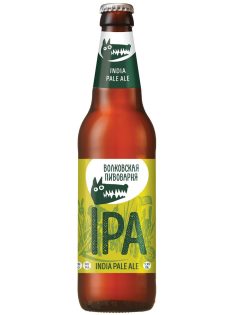 Пиво Волковская пивоварня India Pale Ale Эль светлое, 0.45л