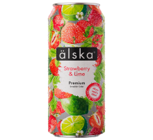 Сидр фруктовый Alska клубника-лайм, 0.44л