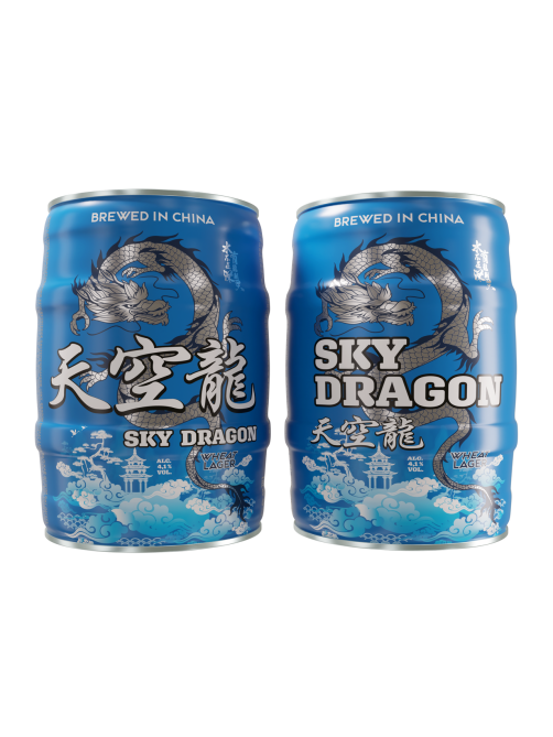 Пиво Sky Dragon Wheat lager светлое нефильтрованное, 5л