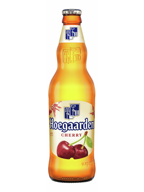 Пивной напиток Hoegaarden вишня Эль светлый, 0.44л