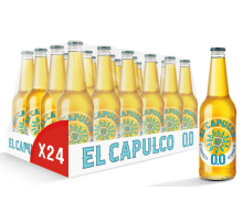 Пивной напиток El Capulco безалкогольный, 0.4л х 24 шт