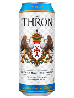 Пиво Thron Lager светлое фильтрованное, 0.5л