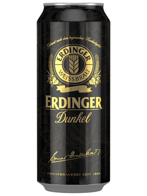 Пиво Erdinger Dunkel Эль темное, 0.5л