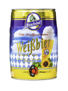 Пиво Monchshof Weissbier светлое, 5л