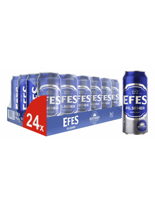 Пиво Efes Pilsner светлое, 0.45л