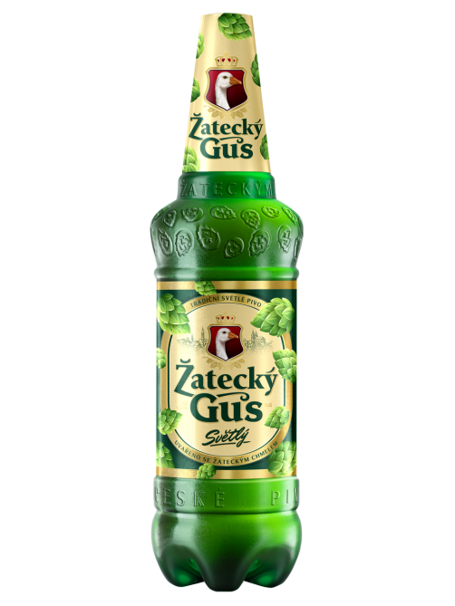 Пиво Zatecky Gus светлое, 1.35л