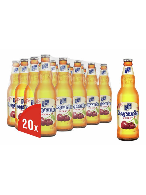 Пивной напиток Hoegaarden вишня Эль светлый, 0.44л