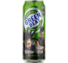 Пиво Greenbeat ж/б, 0.45л