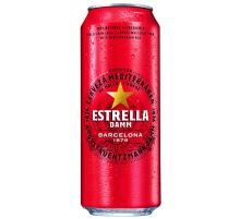Пиво Estrella Damm светлое, 0.5л