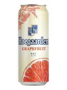 Пивной напиток Hoegaarden Grapefruit Эль светлый, 0.45л
