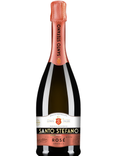 Сидр Santo Stefano газированный розовый полусладкий, 0.75л