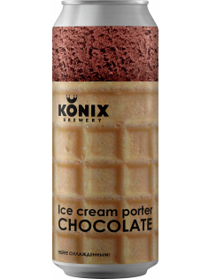 Пивной напиток Konix Brewery Ice Cream Porter Chocolate, 0.45л