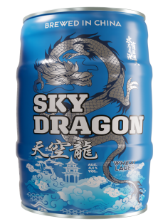 Пиво Sky Dragon Wheat lager светлое нефильтрованное, 5л
