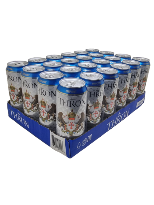 Пиво Thron Lager светлое фильтрованное, 0.5л